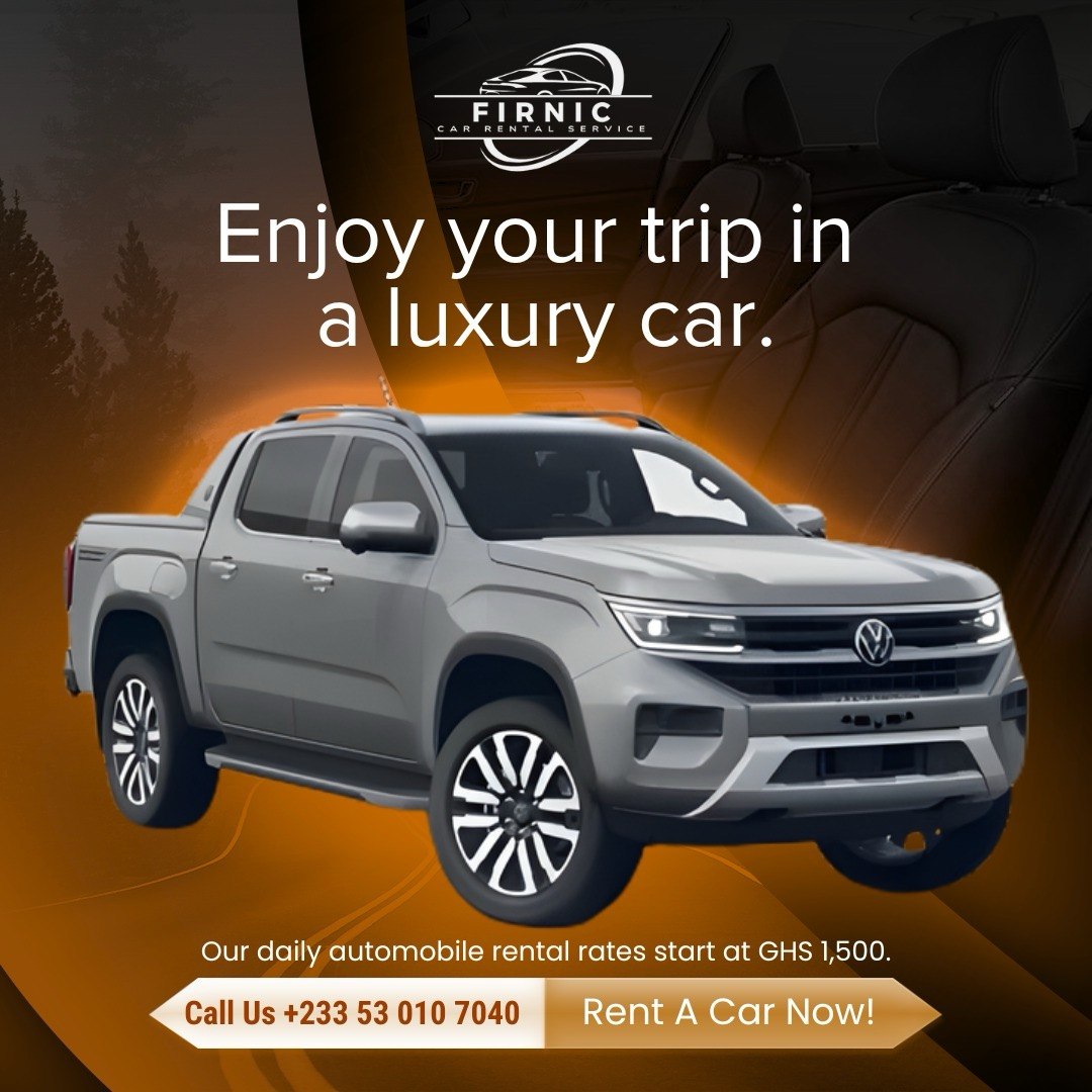 Firnic Car Rental pickup vehicle